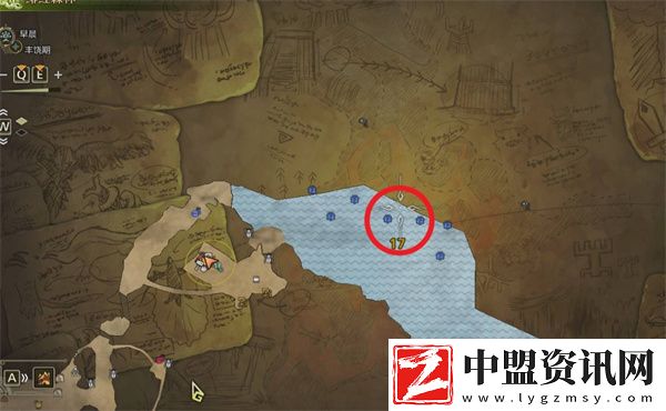 怪物獵人荒野大魚烏賊釣魚點位置一覽