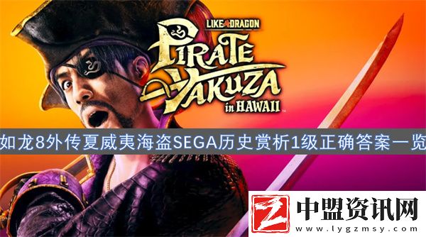 如龍8外傳夏威夷海盜SEGA歷史賞析1級(jí)正確答案一覽