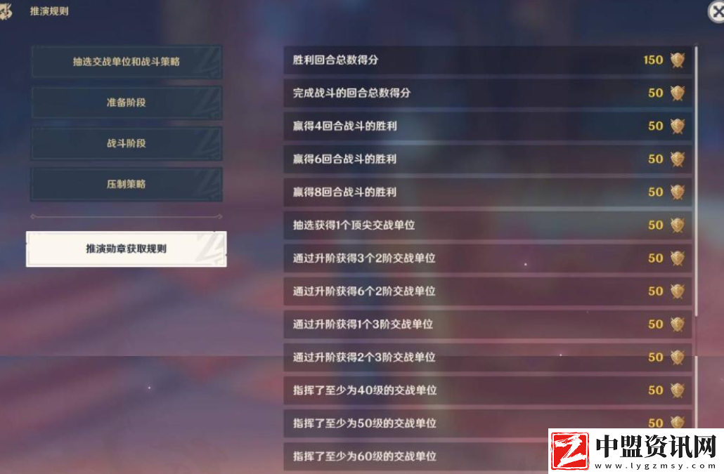 原神5.2強風(fēng)猛進(jìn)之述演滿獎勵得分技巧分享-兵棋推演攻略