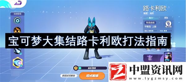 寶可夢大集結(jié)路卡利歐打法指南