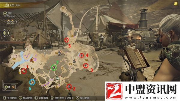 怪物獵人荒野試玩地圖所有營(yíng)地位置一覽