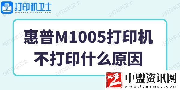 惠普M1005打印機(jī)不打印什么原因-一招搞定