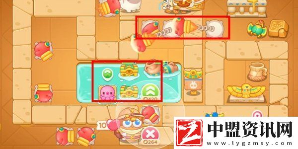 保衛(wèi)蘿卜4法老歸來第107關(guān)怎么過