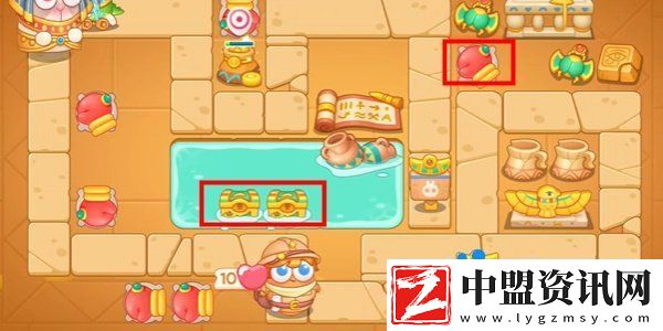 保衛(wèi)蘿卜4法老歸來第107關(guān)怎么過
