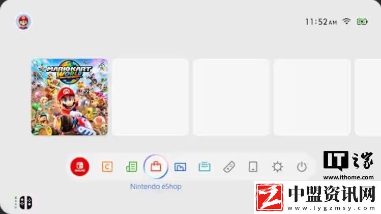 Switch-2主屏幕曝光-界面風(fēng)格與前代相似-會(huì)加入自定義功能嗎