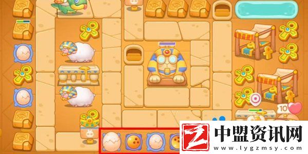 保衛(wèi)蘿卜4法老歸來第106關(guān)怎么過