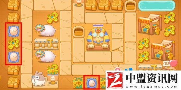 保衛(wèi)蘿卜4法老歸來第106關(guān)怎么過