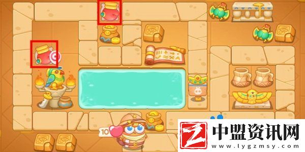 保衛(wèi)蘿卜4法老歸來第107關(guān)怎么過