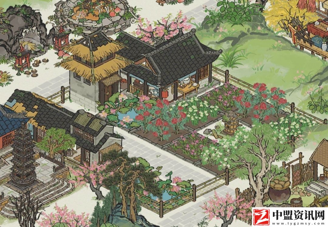 江南百景圖手游香粉廠花田有哪些加成